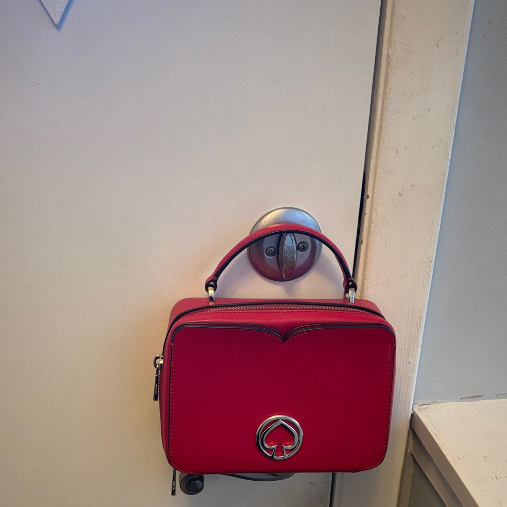 Kate Spade Red Handbag With Logo Accent